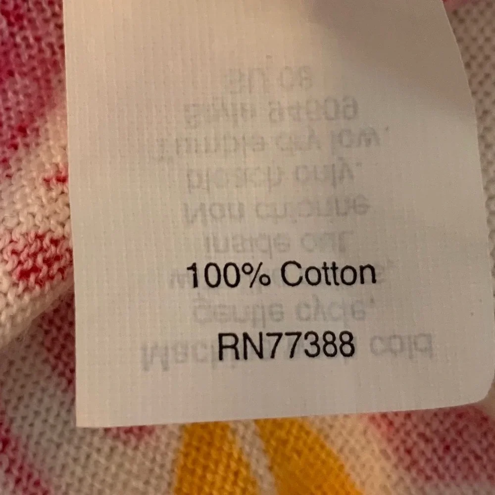 J. Crew Cardigan Women S Multicolor Tropical Leaf Print Cotton Button Front‎
